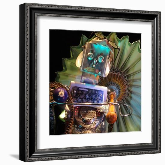 Robo Lady-null-Framed Art Print