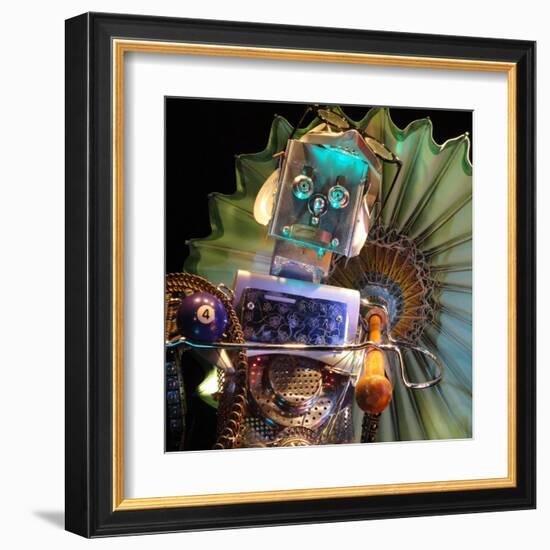 Robo Lady-null-Framed Art Print
