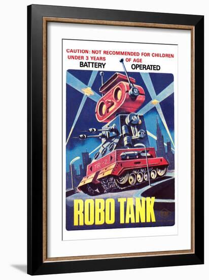 Robo Tank-null-Framed Art Print