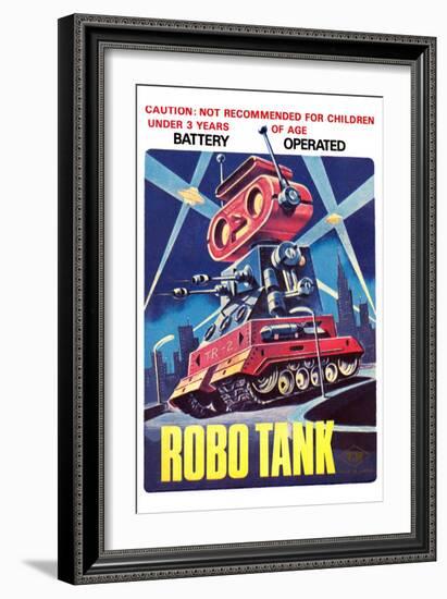 Robo Tank-null-Framed Art Print