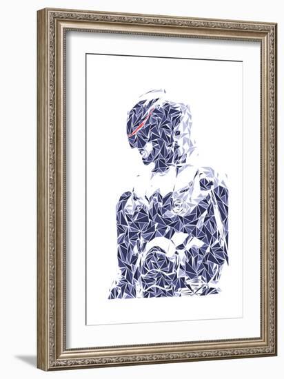 Robocop-Cristian Mielu-Framed Art Print