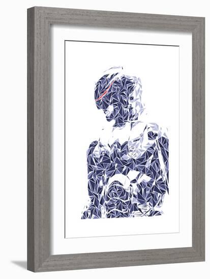 Robocop-Cristian Mielu-Framed Art Print