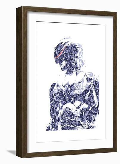 Robocop-Cristian Mielu-Framed Art Print