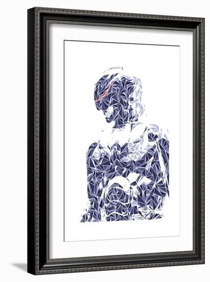 Robocop-Cristian Mielu-Framed Art Print