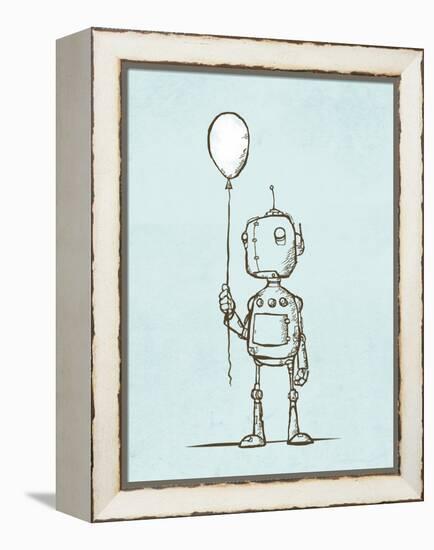 Robot Balloon-Michael Murdock-Framed Premier Image Canvas