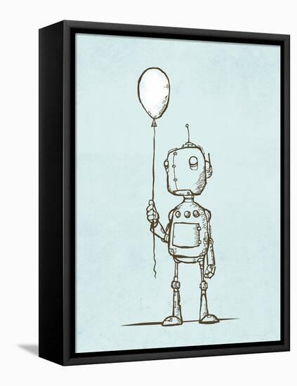 Robot Balloon-Michael Murdock-Framed Premier Image Canvas