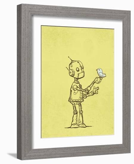 Robot Bird-Michael Murdock-Framed Giclee Print