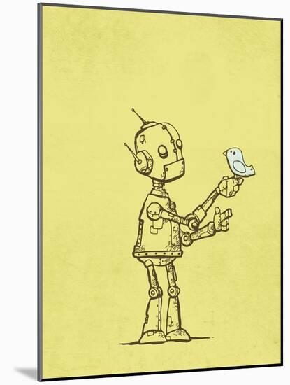 Robot Bird-Michael Murdock-Mounted Giclee Print