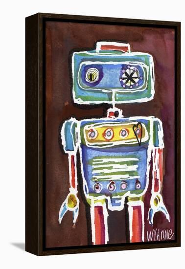 Robot Boy-Wyanne-Framed Premier Image Canvas