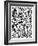 Robot Crowd-Roseanne Jones-Framed Giclee Print