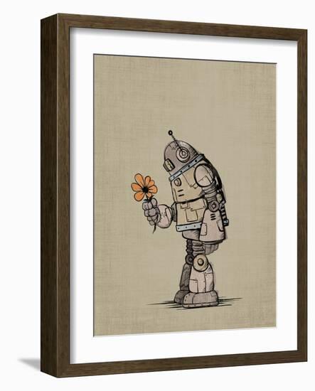 Robot Flower-Michael Murdock-Framed Giclee Print