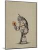 Robot Flower-Michael Murdock-Mounted Giclee Print