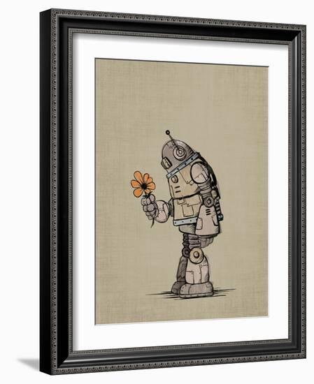 Robot Flower-Michael Murdock-Framed Giclee Print