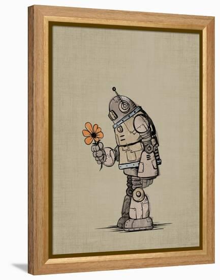 Robot Flower-Michael Murdock-Framed Premier Image Canvas