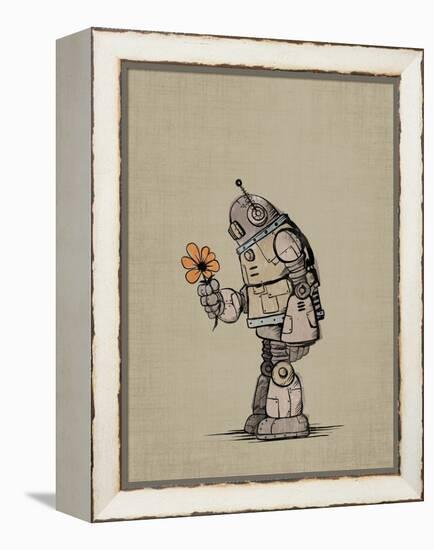 Robot Flower-Michael Murdock-Framed Premier Image Canvas