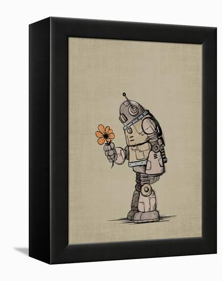 Robot Flower-Michael Murdock-Framed Premier Image Canvas