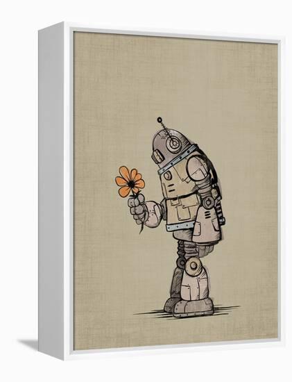 Robot Flower-Michael Murdock-Framed Premier Image Canvas
