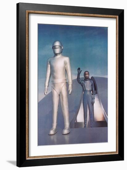 Robot from Day the Earth Stood Still-null-Framed Art Print