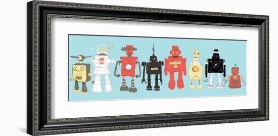 Robot Horizon-Paul McCreery-Framed Art Print