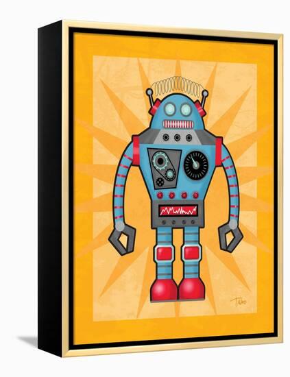 Robot I-Teresa Woo-Framed Stretched Canvas