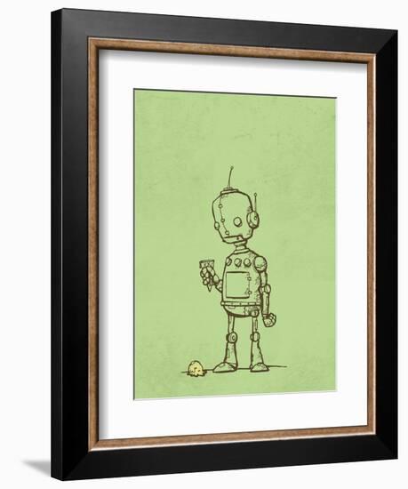 Robot Icecream-Michael Murdock-Framed Giclee Print