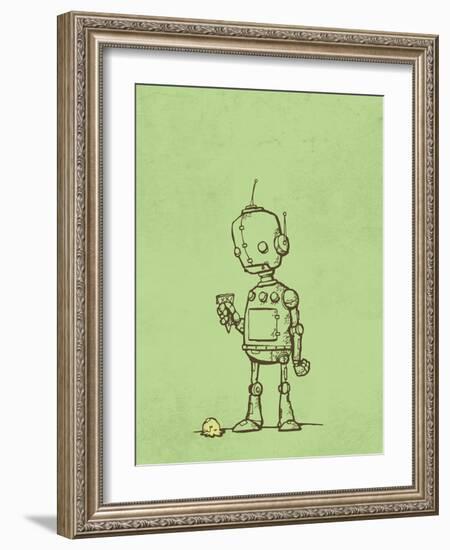 Robot Icecream-Michael Murdock-Framed Giclee Print