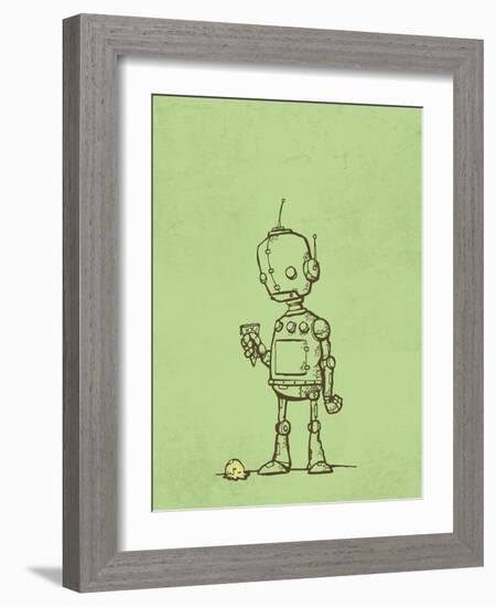 Robot Icecream-Michael Murdock-Framed Giclee Print