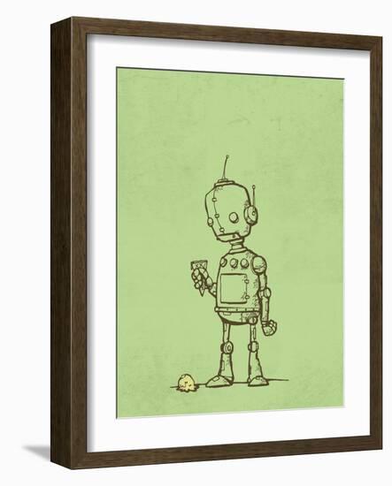 Robot Icecream-Michael Murdock-Framed Giclee Print