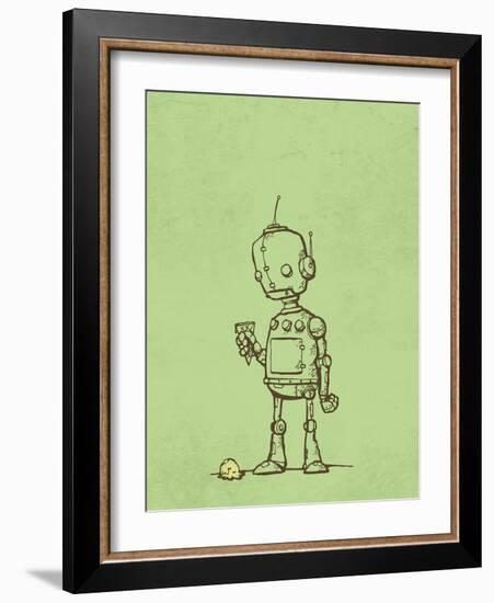 Robot Icecream-Michael Murdock-Framed Giclee Print