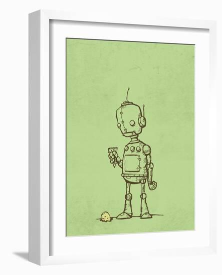 Robot Icecream-Michael Murdock-Framed Giclee Print