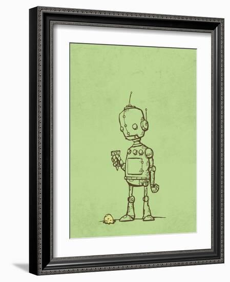 Robot Icecream-Michael Murdock-Framed Giclee Print