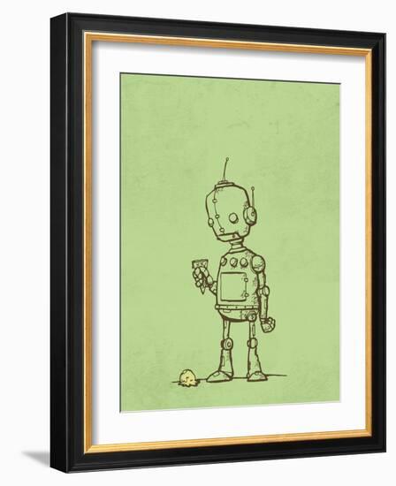 Robot Icecream-Michael Murdock-Framed Giclee Print