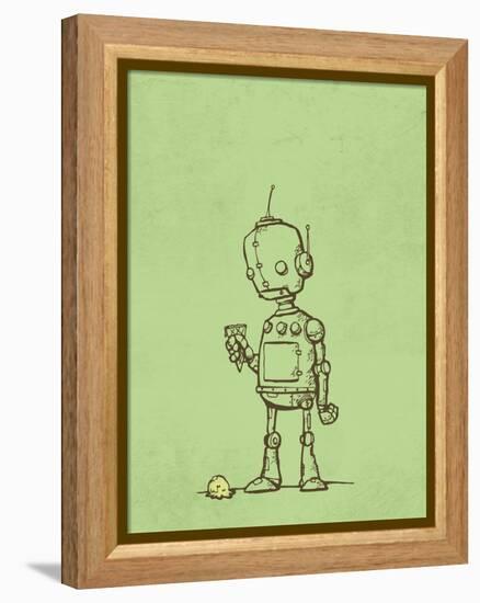 Robot Icecream-Michael Murdock-Framed Premier Image Canvas