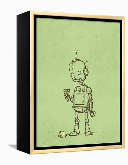 Robot Icecream-Michael Murdock-Framed Premier Image Canvas