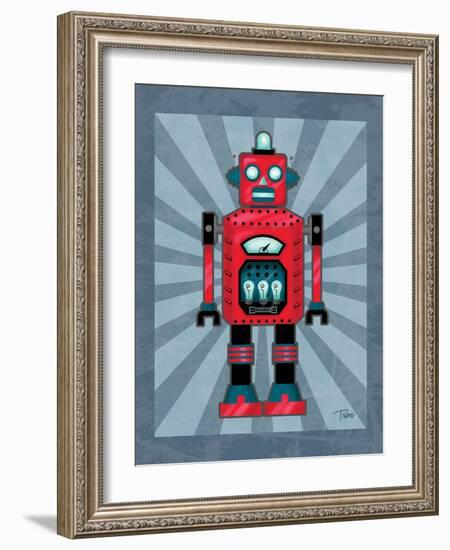 Robot II-Teresa Woo-Framed Art Print