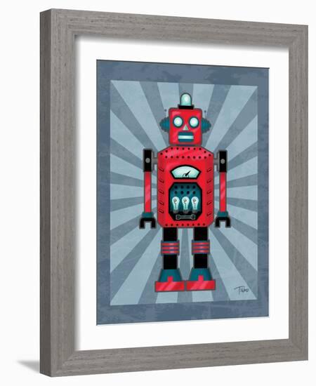 Robot II-Teresa Woo-Framed Art Print