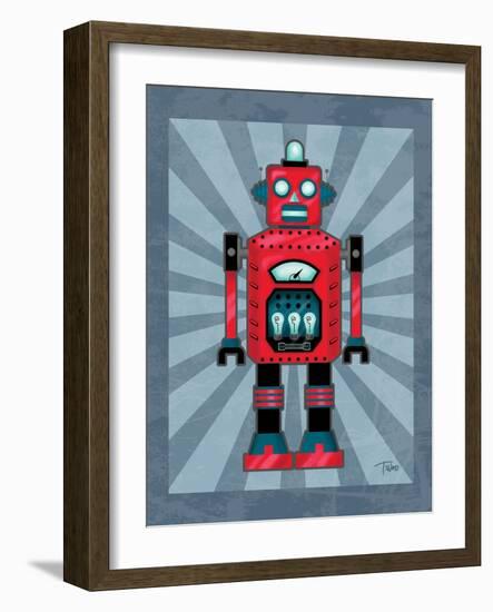 Robot II-Teresa Woo-Framed Art Print