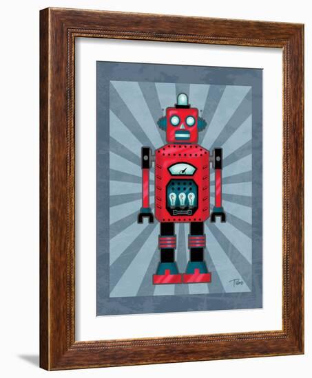 Robot II-Teresa Woo-Framed Art Print