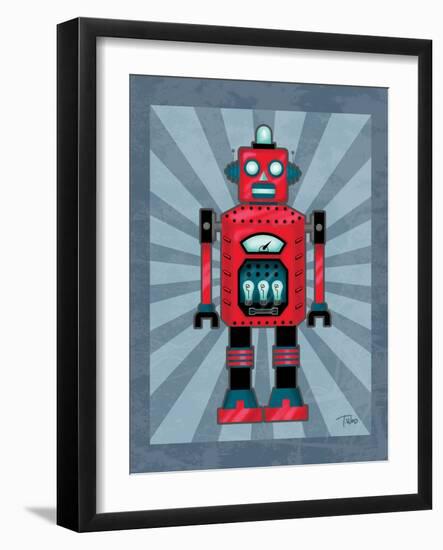 Robot II-Teresa Woo-Framed Art Print