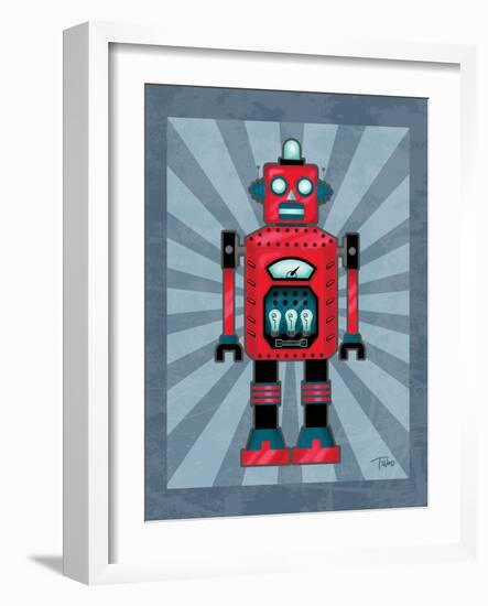 Robot II-Teresa Woo-Framed Art Print