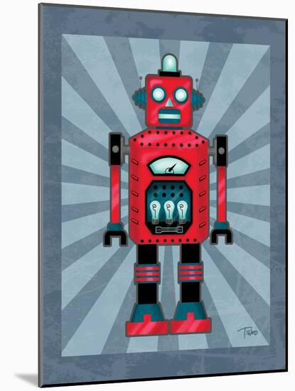 Robot II-Teresa Woo-Mounted Art Print