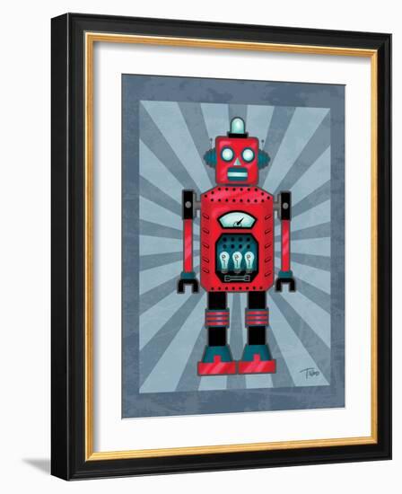 Robot II-Teresa Woo-Framed Art Print