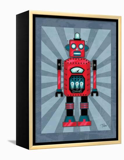 Robot II-Teresa Woo-Framed Stretched Canvas