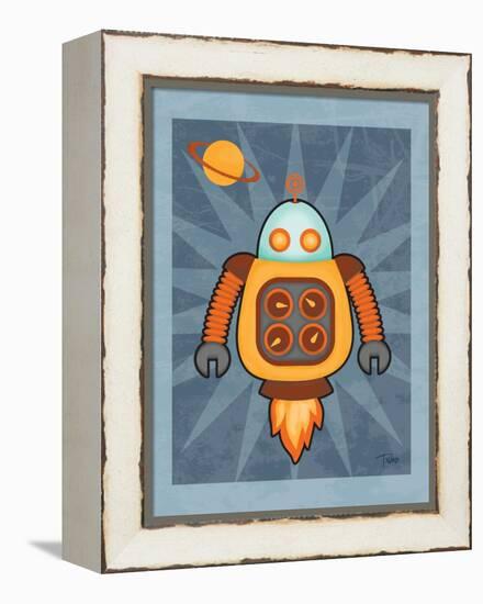 Robot III-Teresa Woo-Framed Stretched Canvas