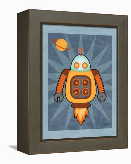 Robot III-Teresa Woo-Framed Stretched Canvas