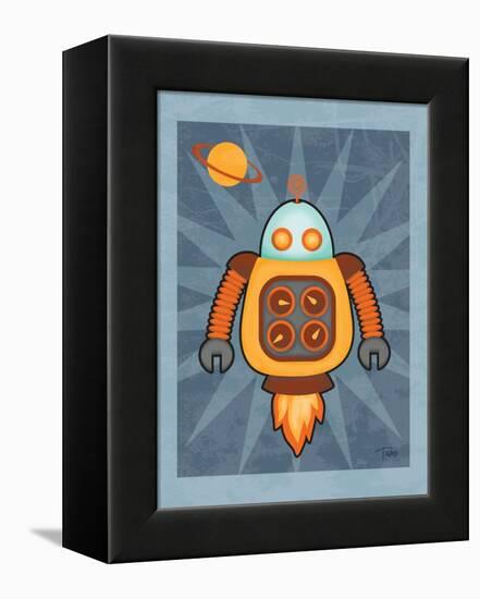 Robot III-Teresa Woo-Framed Stretched Canvas