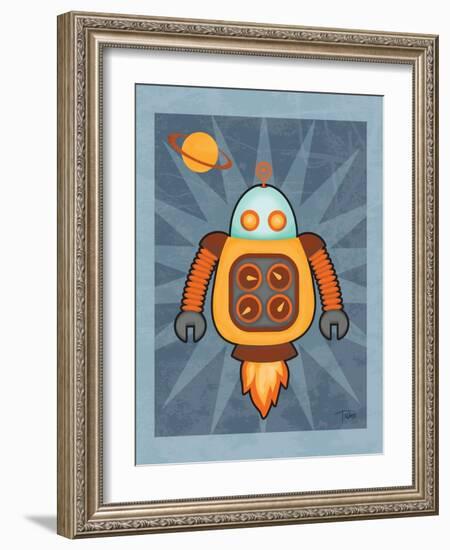 Robot III-Teresa Woo-Framed Art Print