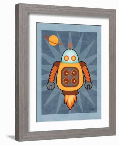 Robot III-Teresa Woo-Framed Art Print