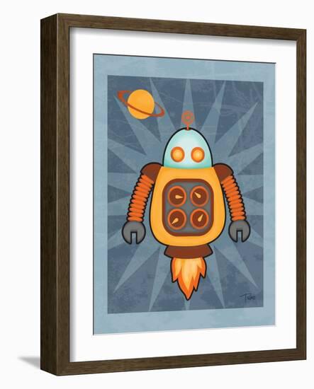 Robot III-Teresa Woo-Framed Art Print