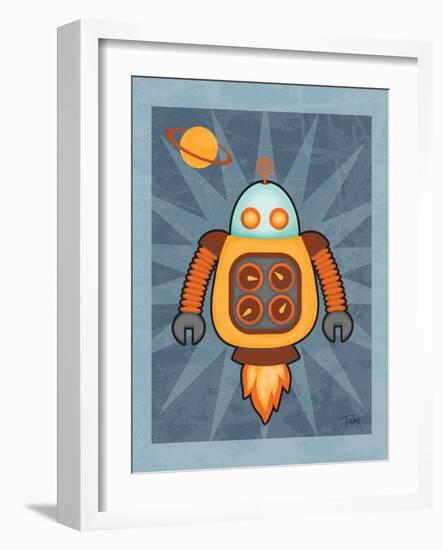 Robot III-Teresa Woo-Framed Art Print